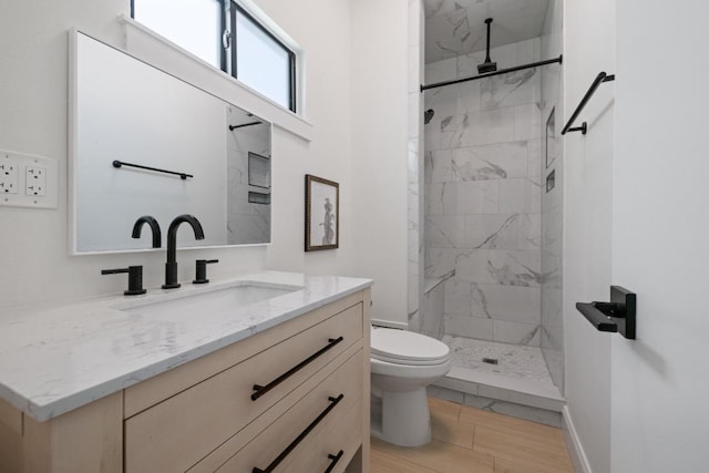 6103 Twin Ledge Dr, Austin, TX 78731 - full bath with vanity and a marble finish shower
