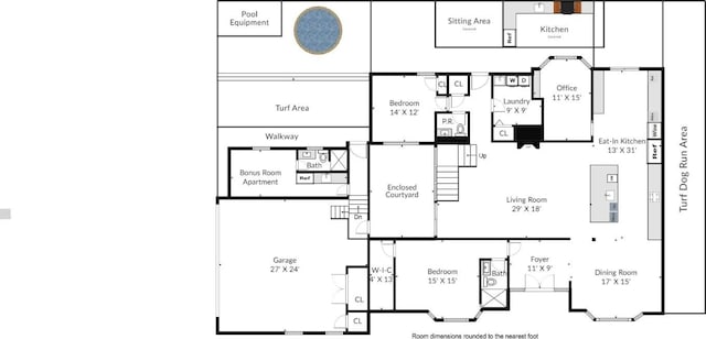 6103 Twin Ledge Dr, Austin, TX 78731 - view of property floor plan