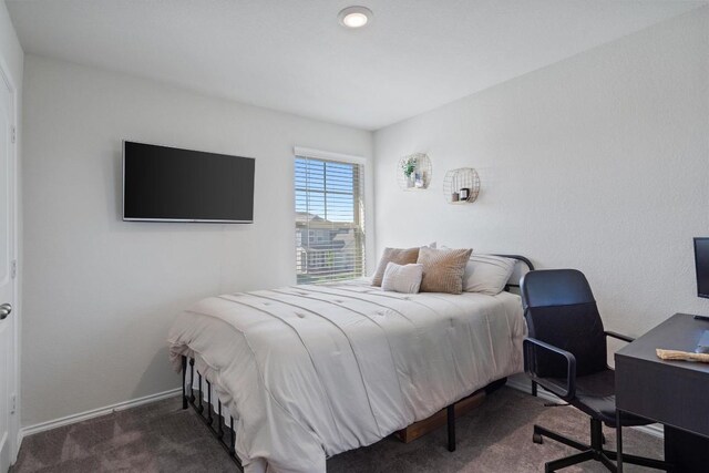 145 Fiery Skipper Ln, Georgetown, TX 78626 - bedroom featuring carpet and an office area