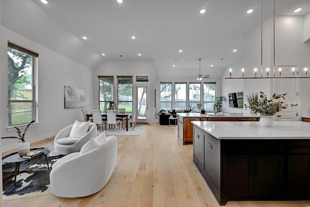 422 Quiet Oak Rd, San Marcos, TX 78666 - kitchen featuring open floor plan and a wealth of natural light