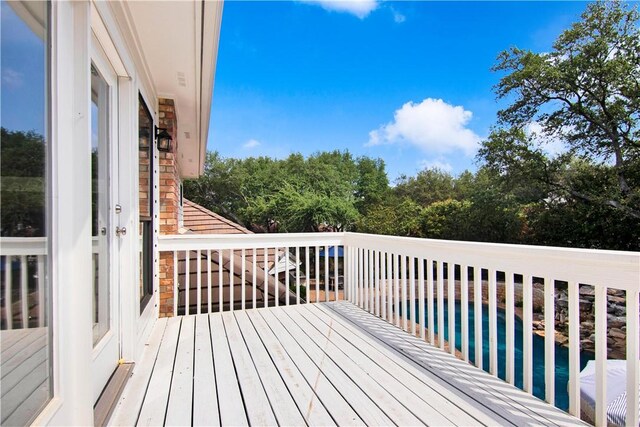 20 Hedgebrook Way, The Hills, TX 78738 - deck with a pool