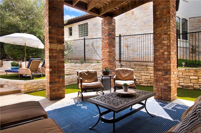 20 Hedgebrook Way, The Hills, TX 78738 - view of patio