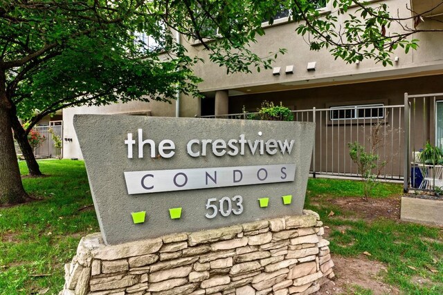 503 Swanee Dr Unit 11, Austin, TX 78752 - view of community / neighborhood sign
