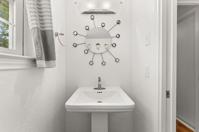 bathroom with a sink