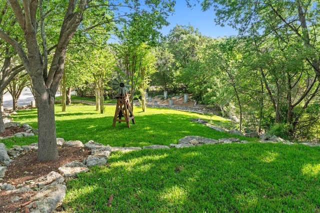 135 N Tumbleweed Trl, Austin, TX 78733 - view of grassy yard