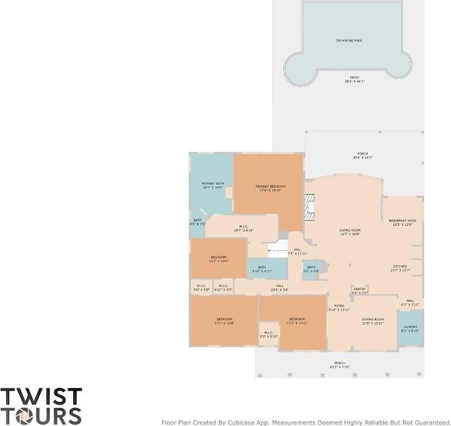 135 N Tumbleweed Trl, Austin, TX 78733 - view of property floor plan