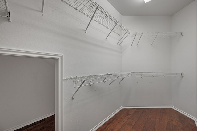 188 Rock Vista Run, Austin, TX 78737 - walk in closet featuring wood finished floors