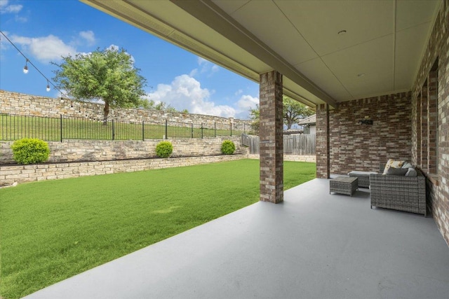 2216 Lookout Knoll Dr, Leander, TX 78641 - view of patio / terrace