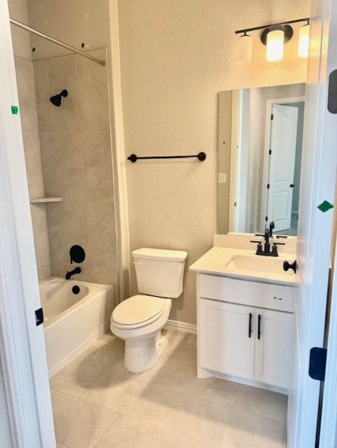 1155 Roger Hanks Pkwy, Dripping Springs, TX 78620 - bathroom featuring vanity, tile patterned floors, and shower / washtub combination