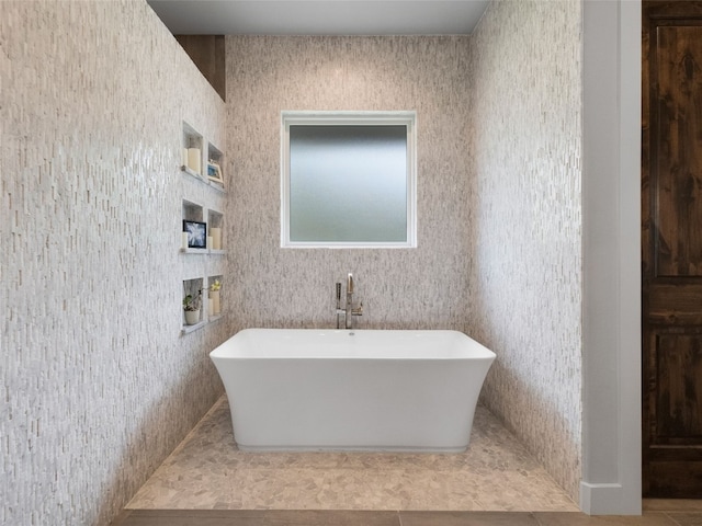 9806 Inca Ln, Austin, TX 78733 - bathroom featuring a freestanding tub