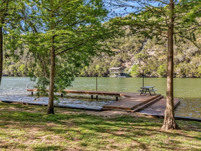 9806 Inca Ln, Austin, TX 78733 - dock area with a water view