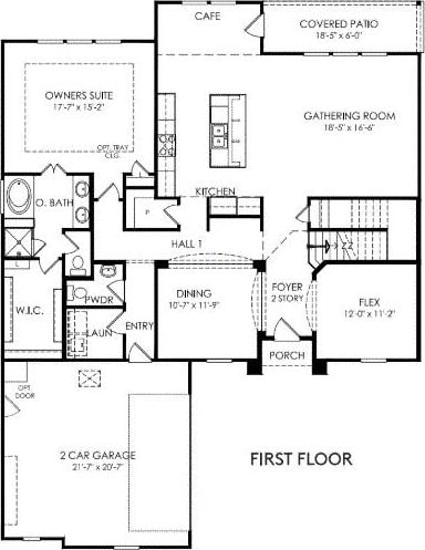 1705 Cayuga St, Leander, TX 78641 - view of floor plan / room layout