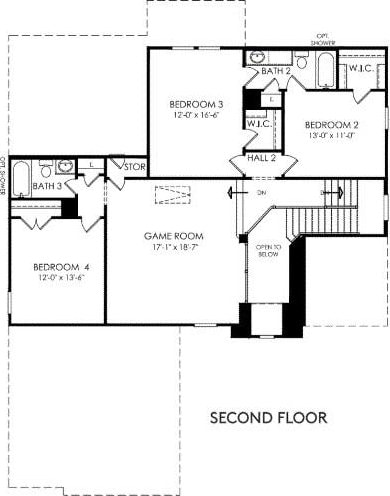 1705 Cayuga St, Leander, TX 78641 - home floor plan