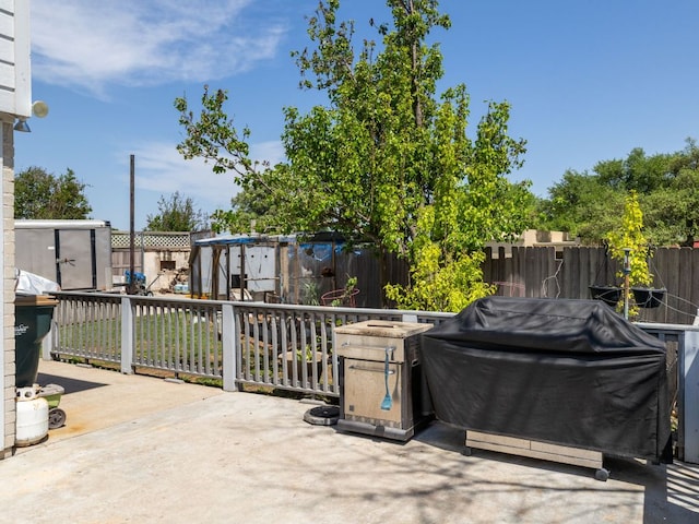 16019 Dark Ln, Austin, TX 78717 - fenced backyard featuring a patio area and area for grilling