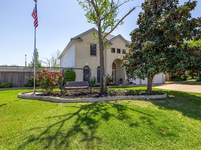 16019 Dark Ln, Austin, TX 78717 - view of front of home featuring brick siding and driveway