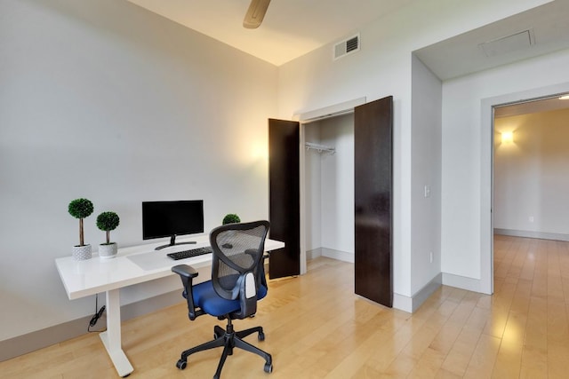 1320 Robert Browning St Unit 409, Austin, TX 78723 - office space featuring light wood-style flooring and baseboards