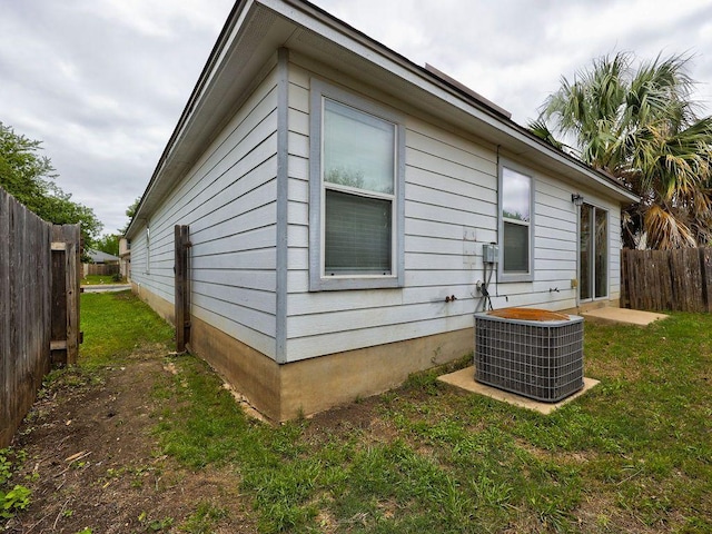 6709 Doyal Dr, Austin, TX 78747 - view of property exterior with central air condition unit