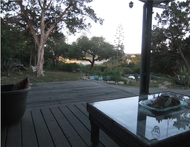 view of deck