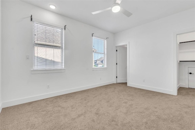 2616 War Wagon Way, Leander, TX 78641 - unfurnished bedroom with light colored carpet and ceiling fan