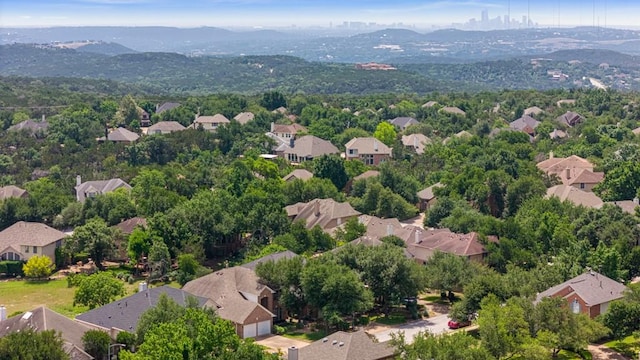 10012 Scull Creek Dr, Austin, TX 78730 - aerial view of residential area with mountains