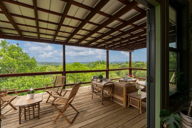 45 Saddle Rock Rdg, Wimberley, TX 78676 - view of sunroom