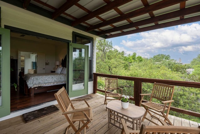 45 Saddle Rock Rdg, Wimberley, TX 78676 - view of wooden terrace