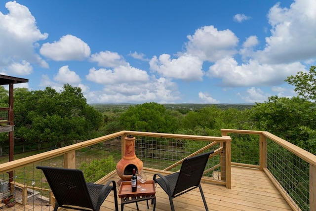 45 Saddle Rock Rdg, Wimberley, TX 78676 - view of wooden deck
