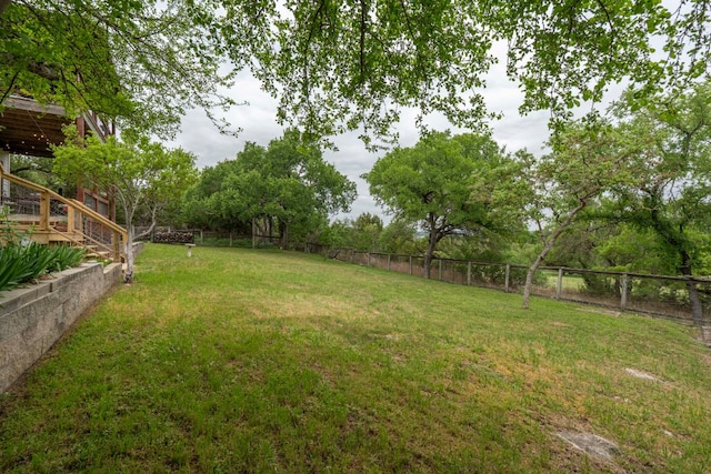 45 Saddle Rock Rdg, Wimberley, TX 78676 - view of yard featuring fence