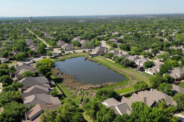 3818 Sky Ln, Round Rock, TX 78681 - aerial perspective of suburban area featuring a large body of water