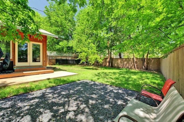 504 E 38 1/2 St Unit 504, 504B, 506, Austin, TX 78751 - view of yard with french doors and a patio