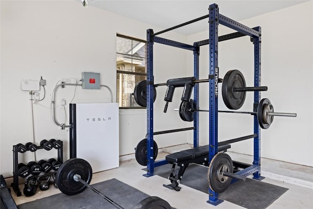 view of workout room