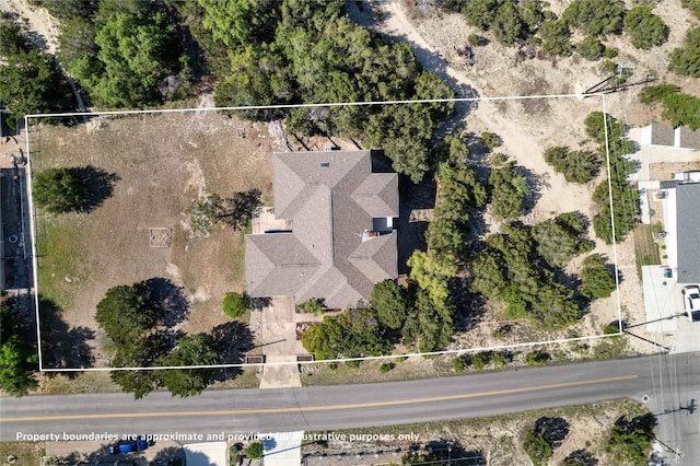 21407 High Dr, Lago Vista, TX 78645 - view of property location featuring property boundaries highlighted