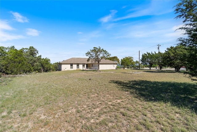 21407 High Dr, Lago Vista, TX 78645 - view of grassy yard