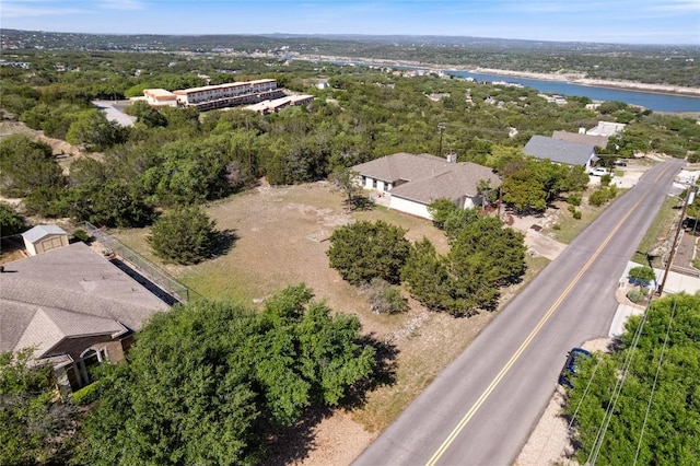21407 High Dr, Lago Vista, TX 78645 - bird's eye view of a nearby body of water