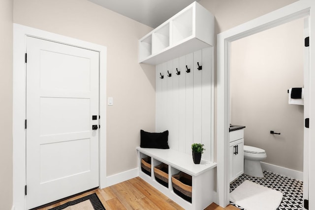 347 Stars And Stripes, Fischer, TX 78623 - mudroom with baseboards and light wood-type flooring