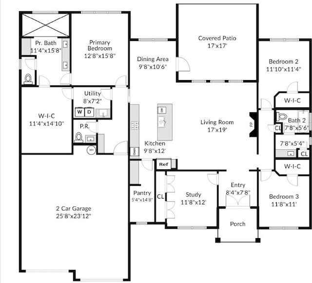 347 Stars And Stripes, Fischer, TX 78623 - home floor plan
