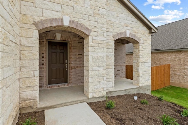 3755 Liberi Ln, Round Rock, TX 78665 - entrance to property with brick siding and stone siding
