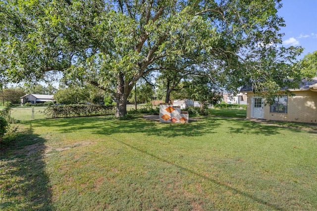168 Bastrop St, Mcdade, TX 78650 - view of yard with fence