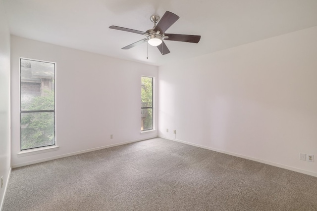 5604 Woodrow Ave Unit 7, Austin, TX 78756 - spare room with carpet floors and ceiling fan