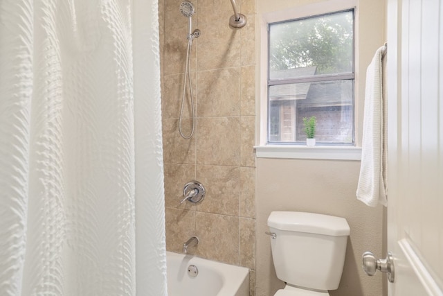 5604 Woodrow Ave Unit 7, Austin, TX 78756 - full bathroom featuring shower / tub combo and toilet