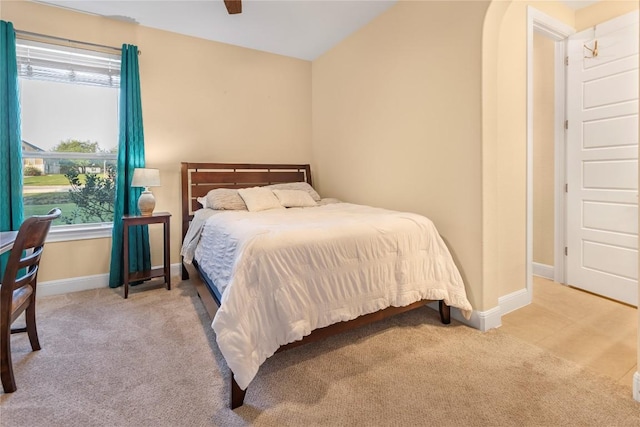 2560 Square Nail Cv, Leander, TX 78641 - carpeted bedroom featuring baseboards and a ceiling fan