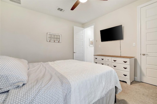2560 Square Nail Cv, Leander, TX 78641 - bedroom featuring light carpet and ceiling fan