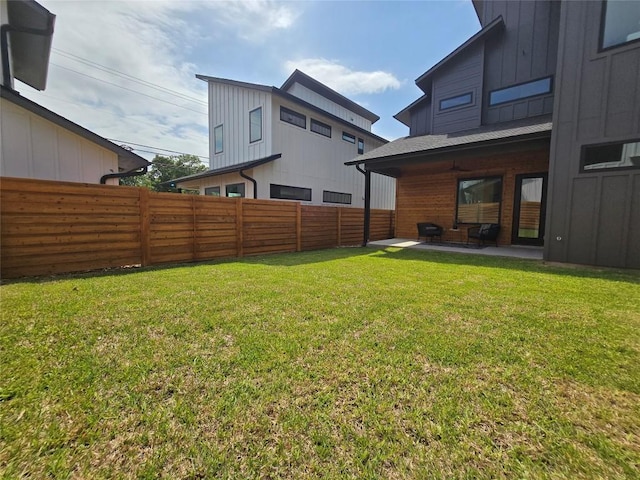 5303 Grover Ave Unit 1, Austin, TX 78756 - fenced backyard with a patio area