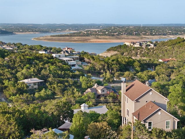 19206 Hornsby Ln, Spicewood, TX 78669 - bird's eye view of a large body of water
