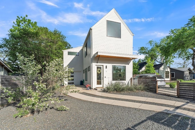 4614 Gillis St Unit 1, Austin, TX 78745 - view of contemporary home