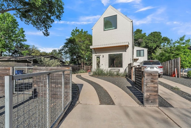 4614 Gillis St Unit 1, Austin, TX 78745 - view of front facade featuring a gate