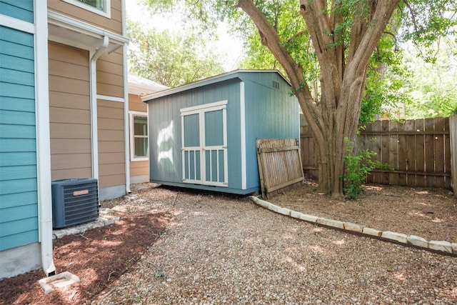 2011 Haskell St Unit A, Austin, TX 78702 - view of shed with central AC