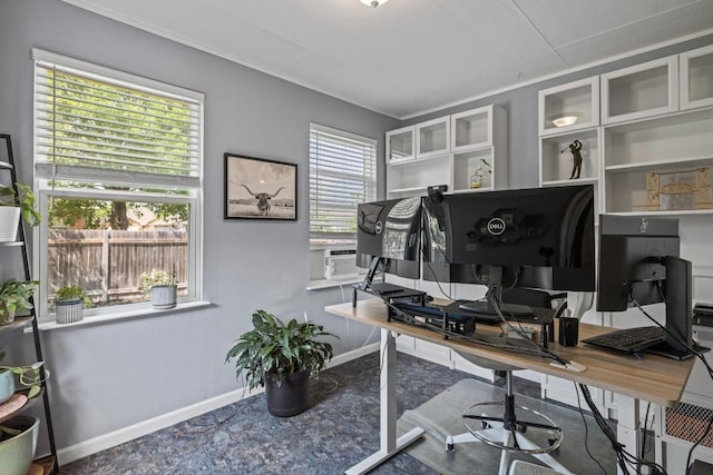 1416 Muddy Waters Dr, Pflugerville, TX 78660 - office area with baseboards