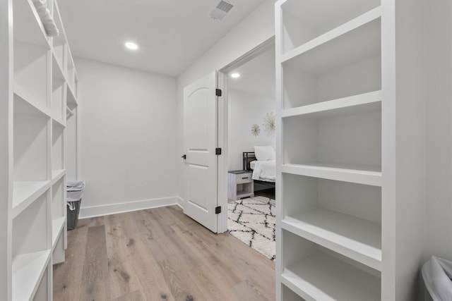 5800 Marilyn Dr, Austin, TX 78757 - spacious closet with light wood-style floors