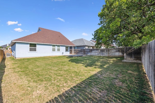 206 N Winston Dr, Fredericksburg, TX 78624 - view of yard with a fenced backyard